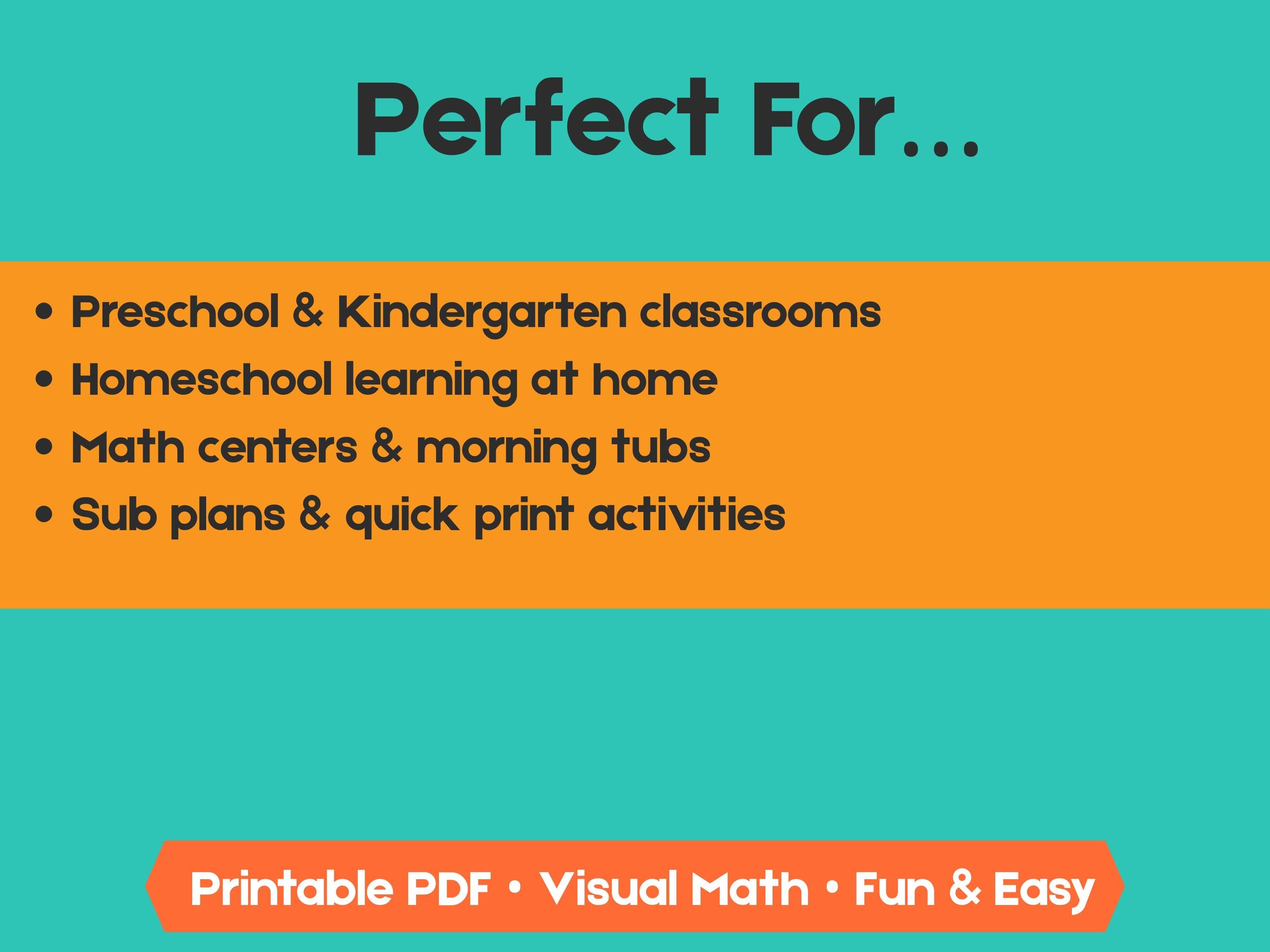 Kindergarten Addition Worksheets | Add Within 10 | No-Prep Math Printables with Blocks (Draw & Write Practice)